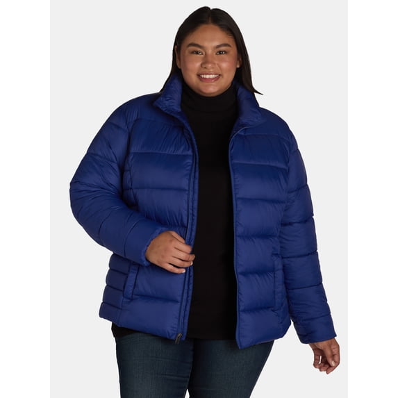 Time and Tru women's Plus Puffer Jacket - Warm - Walmart.com