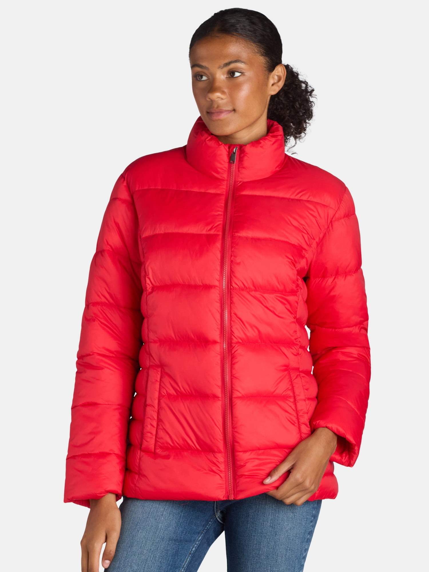 Time and Tru Women's and Women's Plus Core Puffer, Sizes XS-3X