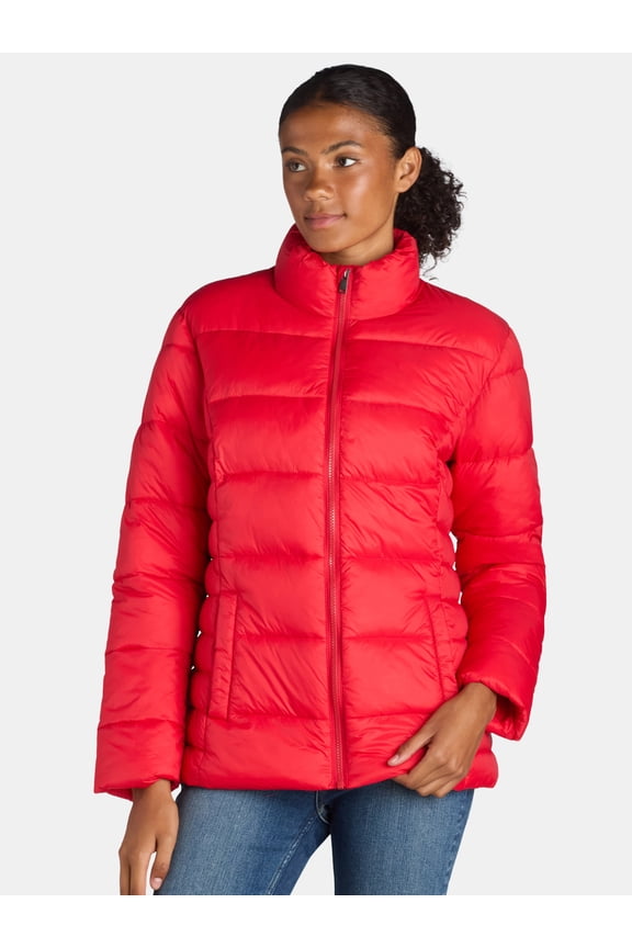 Women's and Women's Plus Puffer Jacket, Sizes XS-3X