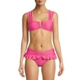 thumbnail image 1 of Time and Tru Women’s and Women’s Plus Ruffle Bikini Bottom, 1 of 4