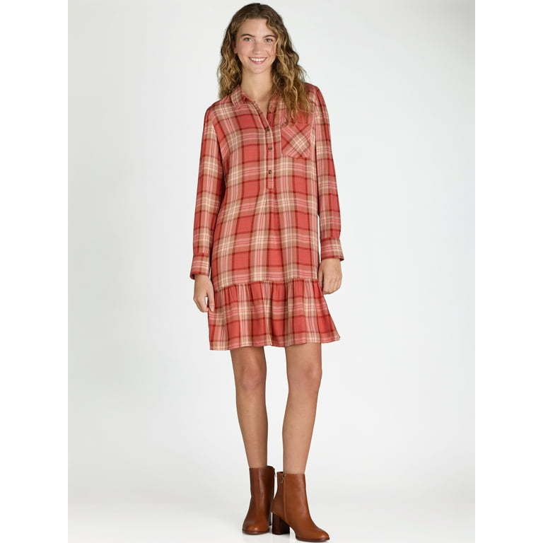 Unique Ruffle Long Sleeve Checkered Shirt Unique Ruffle Long Sleeve Checkered Shirt