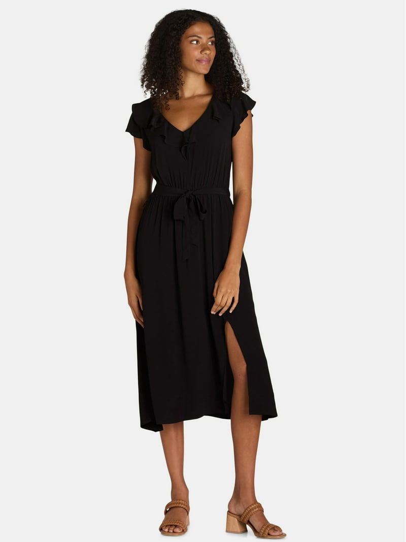 ae gauze tiered midi dress Long Sleeve Gauze Tiered Midi Dress - FINAL SALE