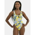 thumbnail image 1 of Time and Tru Women’s and Women’s Plus Pique Print One Piece Swimsuit, Sizes XS-2X, 1 of 6