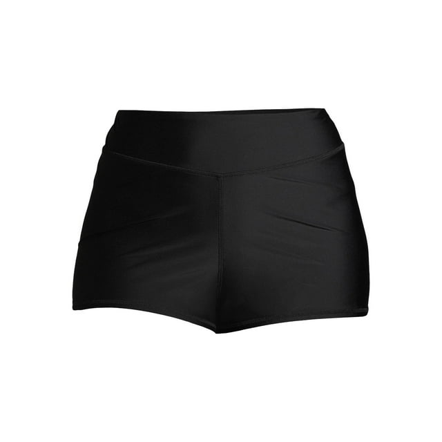 Time and Tru Women's and Women's Plus Size Boyshort Swim Bottoms ...