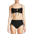 thumbnail image 1 of Time and Tru Women’s and Women's Plus Size Ruched Bikini Bottom, 1 of 4