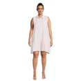 thumbnail image 1 of Time and Tru Women's and Women's Plus Sleeveless Shirt Dress, Sizes XS-4X, 1 of 2