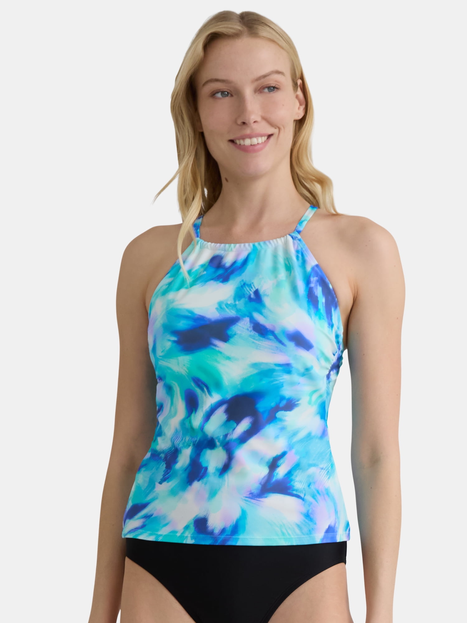 Time and Tru Women's and Women's Plus Tankini Top, Sizes S - 2X