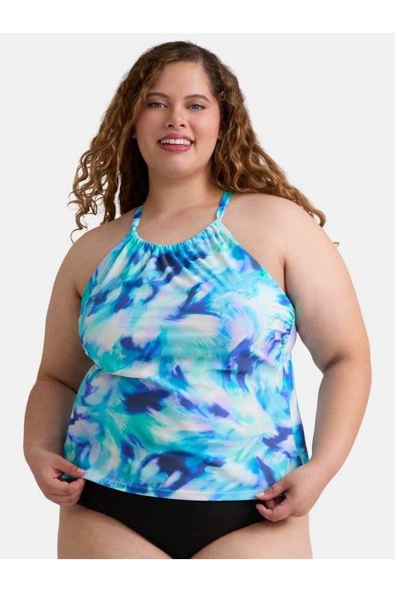 Women's and Women's Plus Tankini Top, Sizes S - 2X