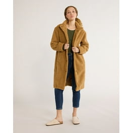 Beige white wool winter warm jacket long sleeve outwear 0725#