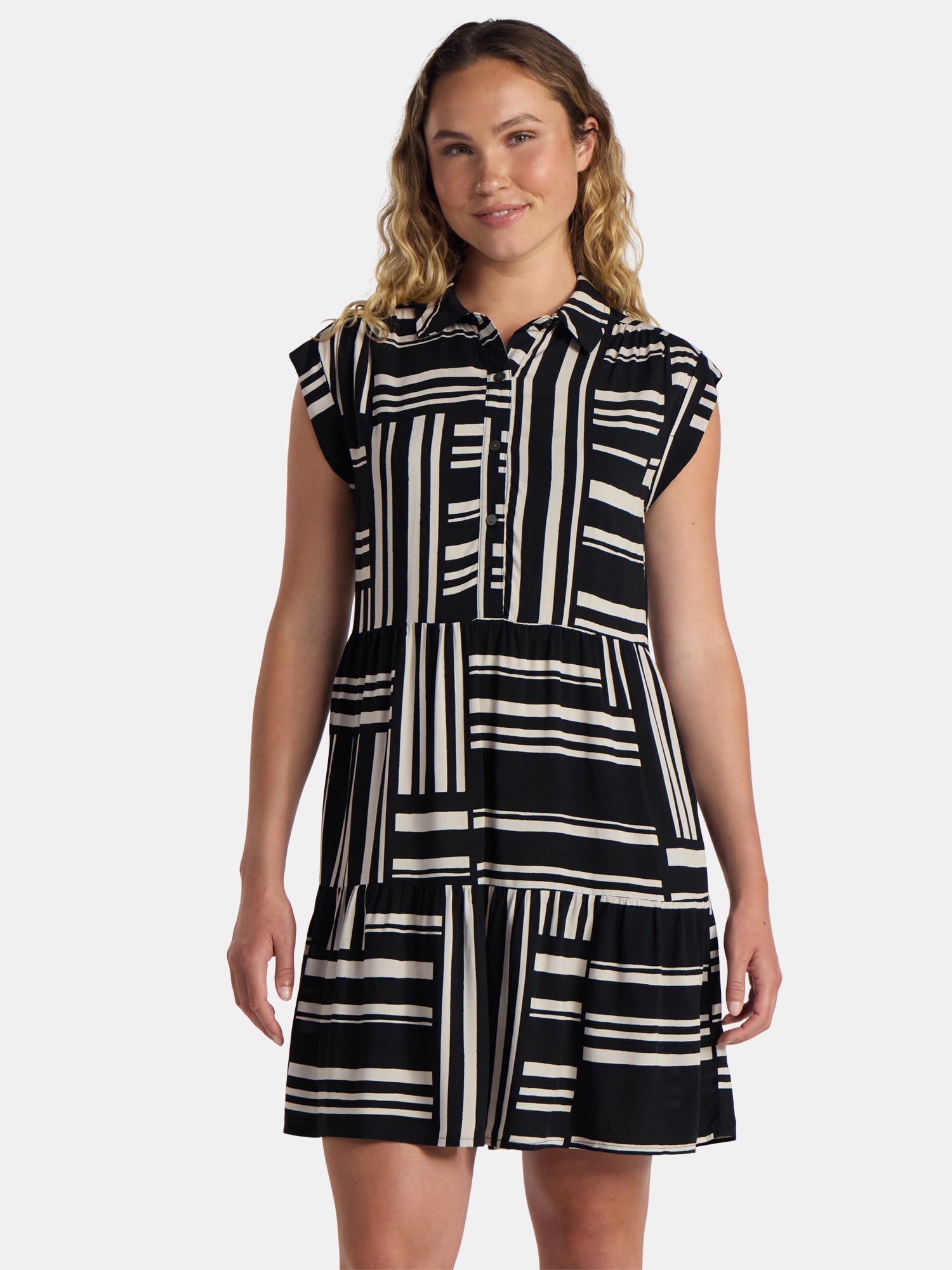 Women Polo Dress Big Size 6XL Oversized Above Knee Mini Dresses main image 0