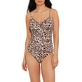 thumbnail image 1 of Time and Tru Women's and Women's Plus V Wire One Piece Swimsuit, Sizes XS-3X, 1 of 4