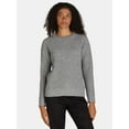 thumbnail image 1 of Time and Tru Women's and Women's Plus Waffle Stitch Sweater with Long Sleeves, Midweight, Sizes XS-4X, 1 of 5