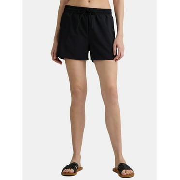 Time and Tru Women's and Women's Plus High Rise Swim Shorts, Sizes XS-3X