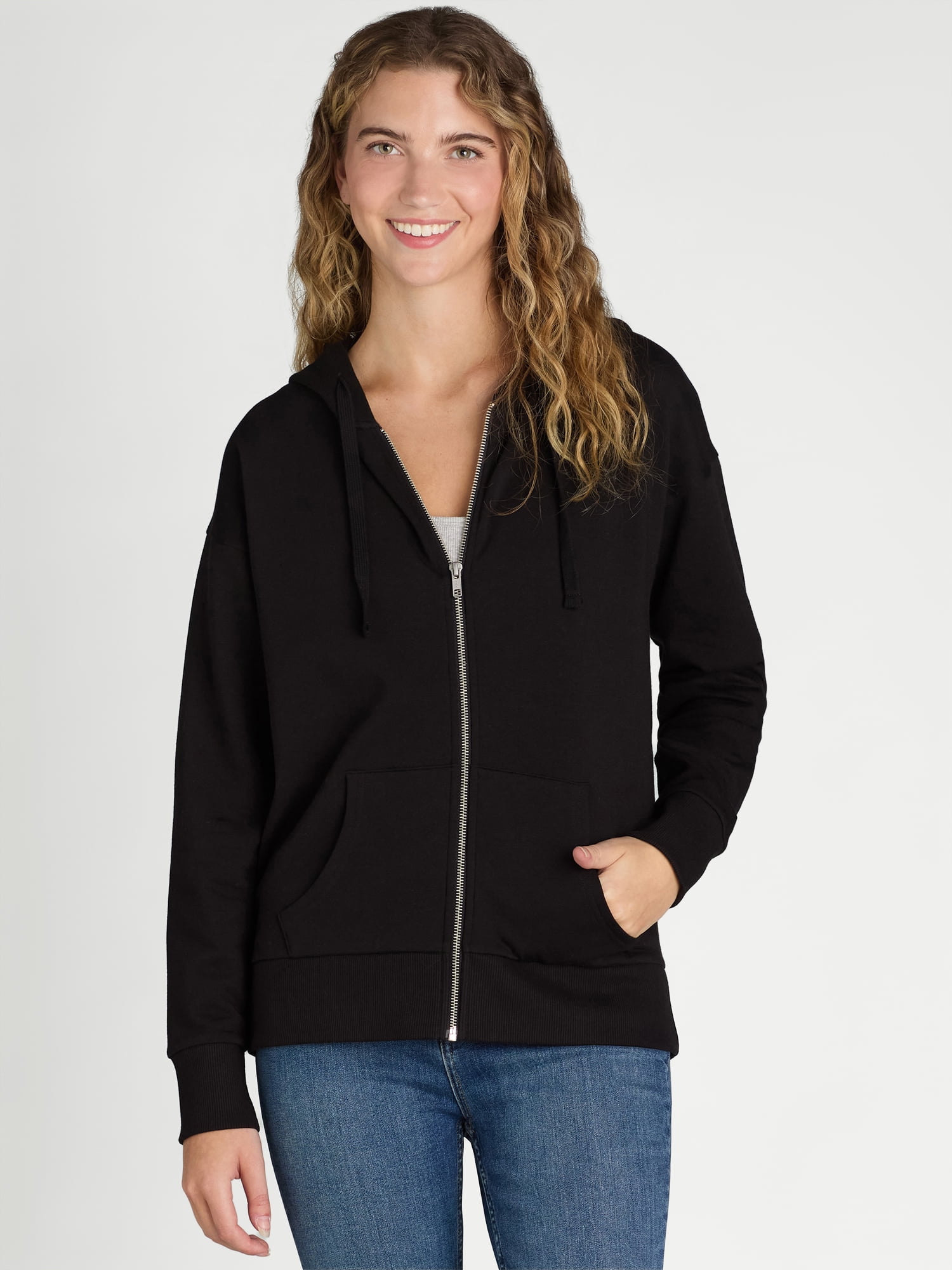 Womens Sweatshirts \u0026 Hoodies | Black - Walmart.com