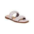 thumbnail image 1 of Time and Tru Women's padded Slide Sandals, Flat Heel Lavender, 11, 1 of 6