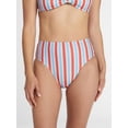 thumbnail image 1 of Time and Tru Women's and Women's Plus High Waisted Bikini Bottoms, Sizes XS-3X, 1 of 5