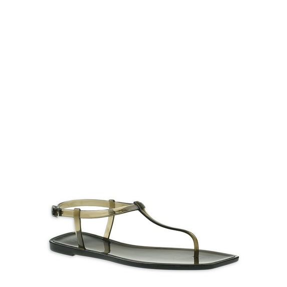 Time and Tru Womens Jelly Thong Shoes