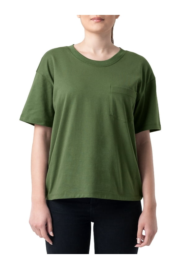 Womens Pima Cotton Boyfriend T-shirt