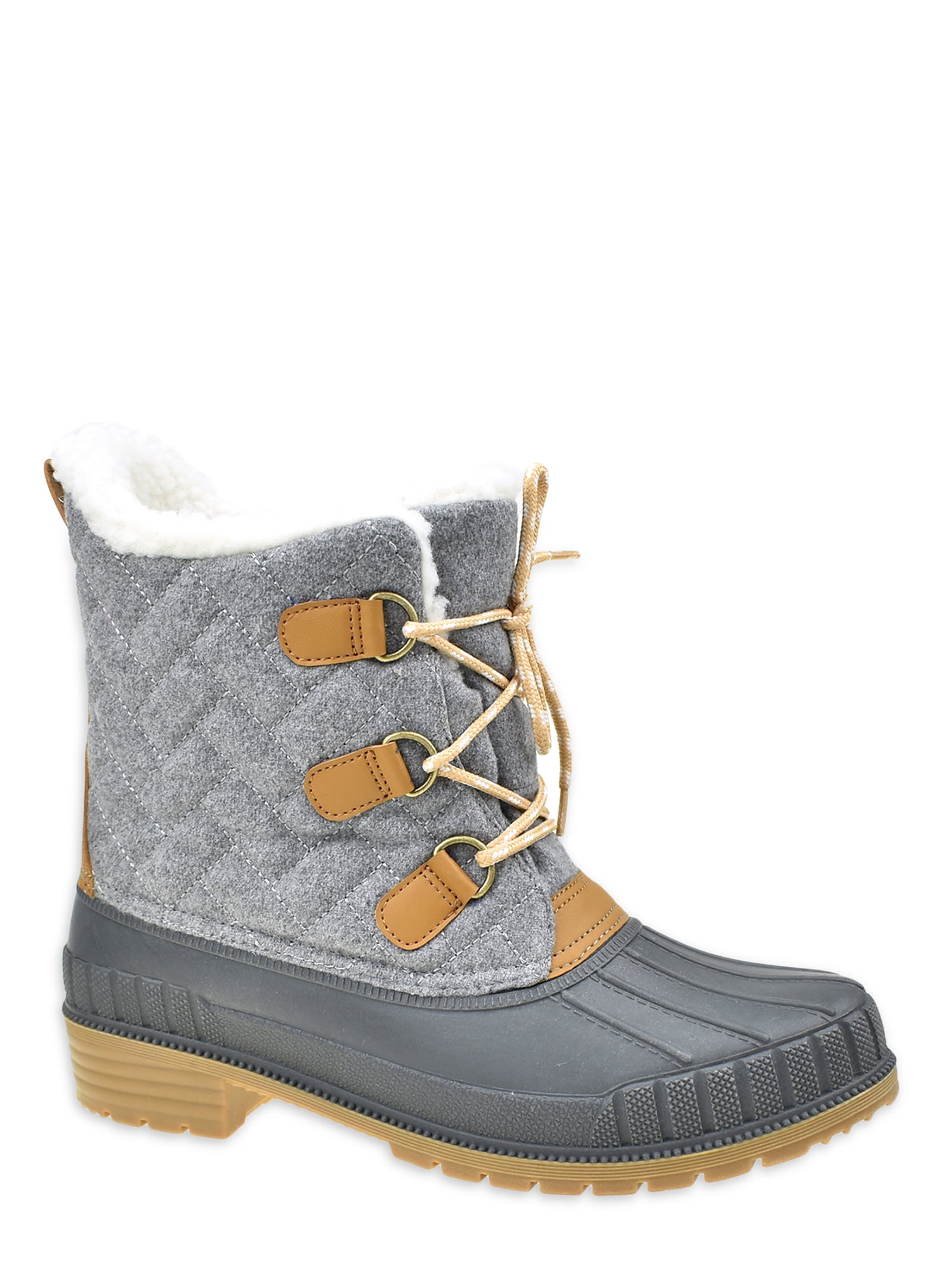 Time and Tru Womens Quilted Duck Boot Walmart