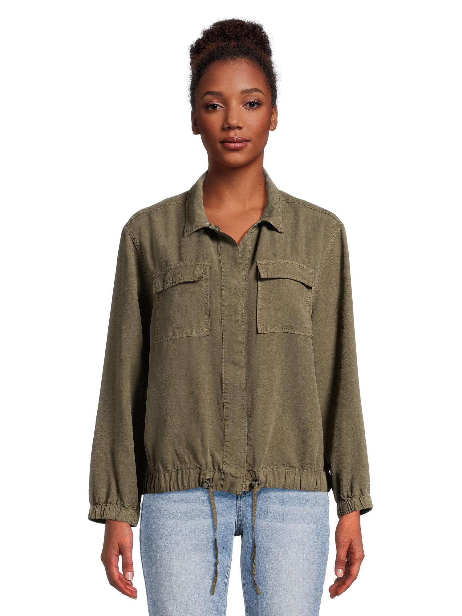 Time and Tru Womens Soft Utility Jacket