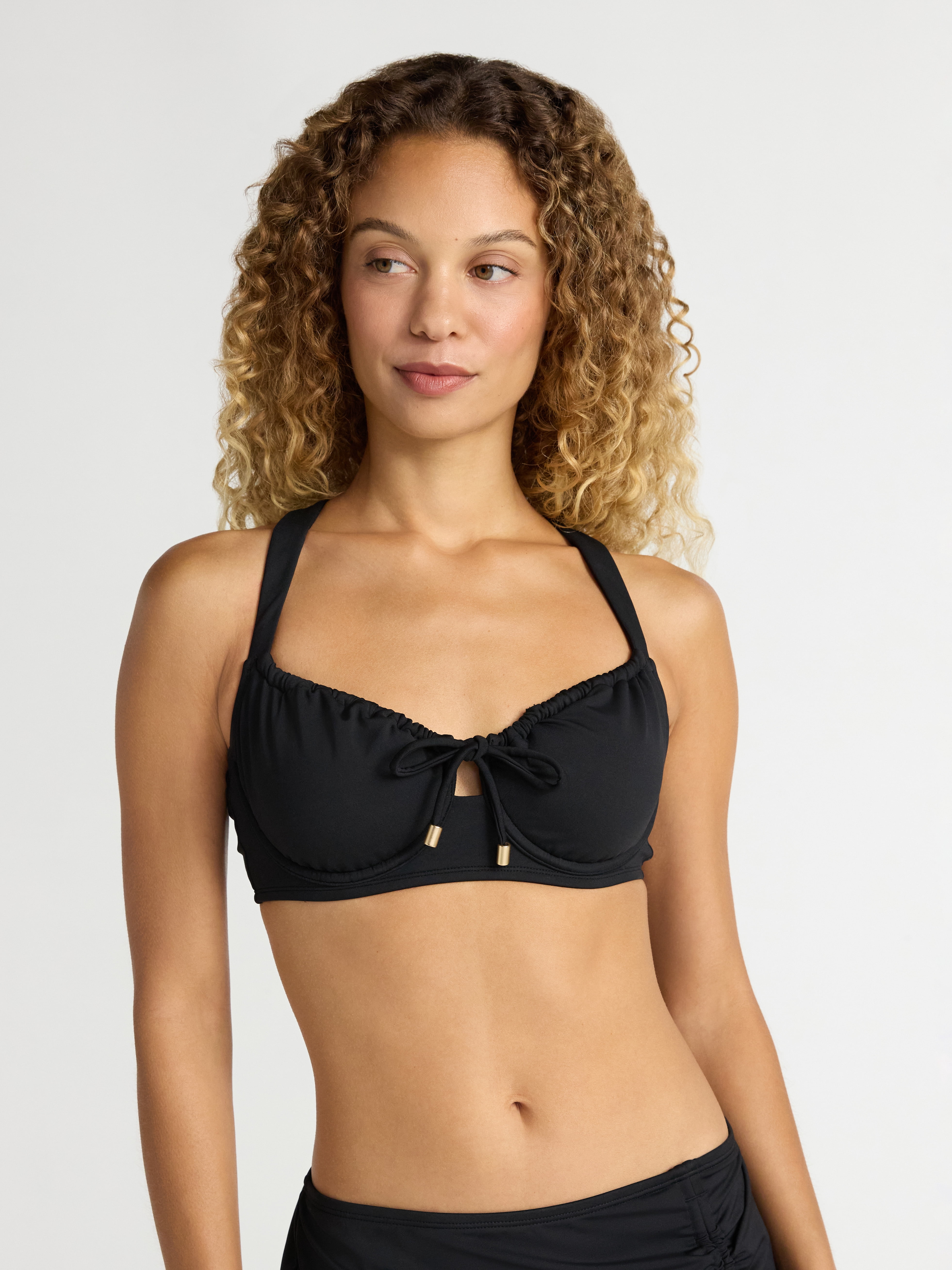 Time and Tru Women's and Women's Plus Keyhole Underwire Bikini Top, Sizes XS-2X