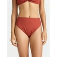 thumbnail image 1 of Time and Tru Women’s and Women's Plus Hi Cut High Rise Bikini Bottoms, Sizes XS-2X, 1 of 3