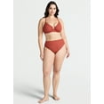 thumbnail image 1 of Time and Tru Women's and Women's Plus V Wire Underwire Bikini Top, Sizes XS-2X, 1 of 3