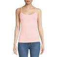 thumbnail image 1 of Time and Tru by Women’s Adjustable Strap Cami, Pink Coral, M, 1 of 5