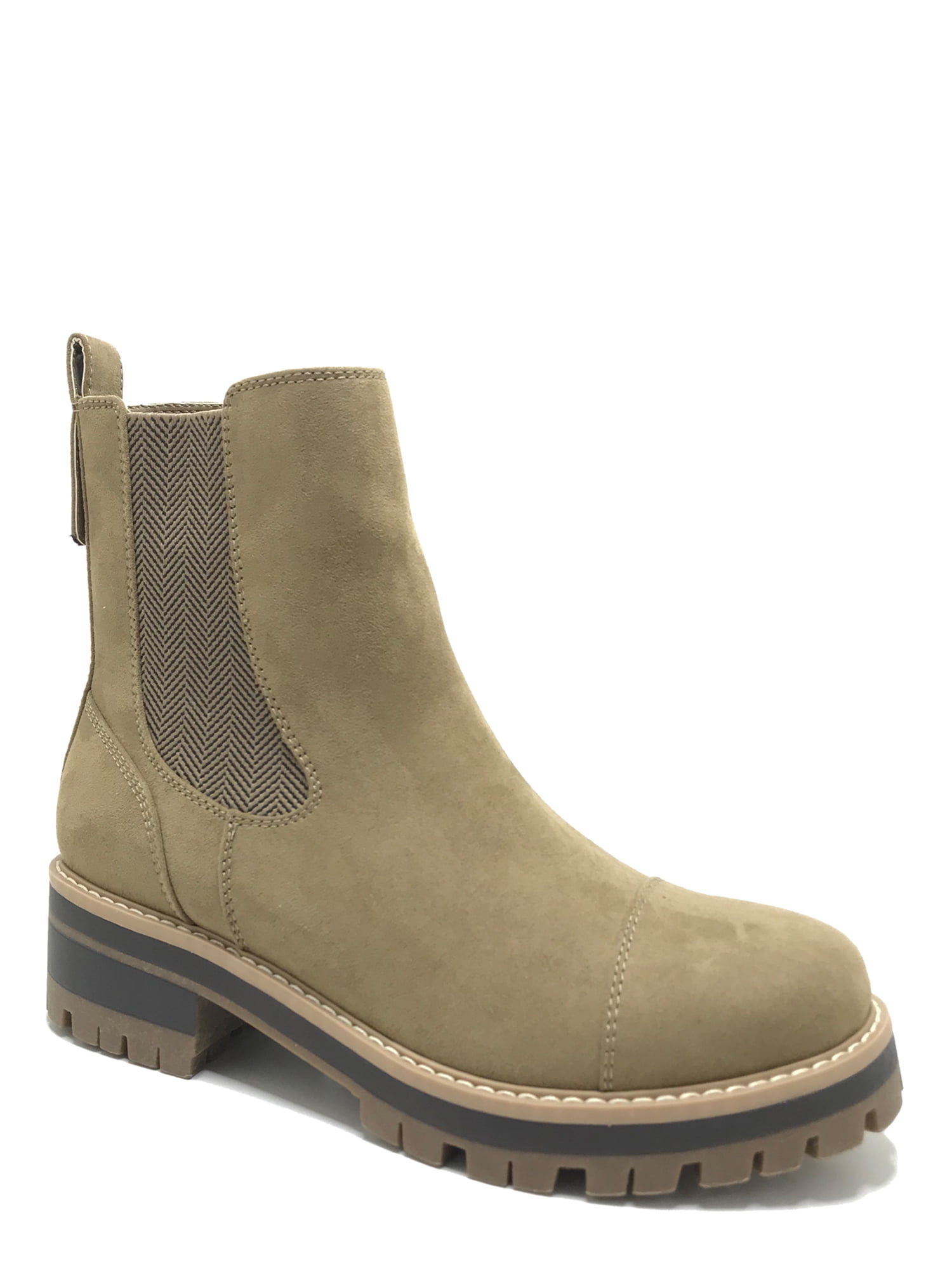 Time and True Women's Lug Chelsea Boot (Wide Width Available) - Walmart.com