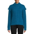 thumbnail image 1 of Time and True Women's Mock Neck Sweater, 1 of 5