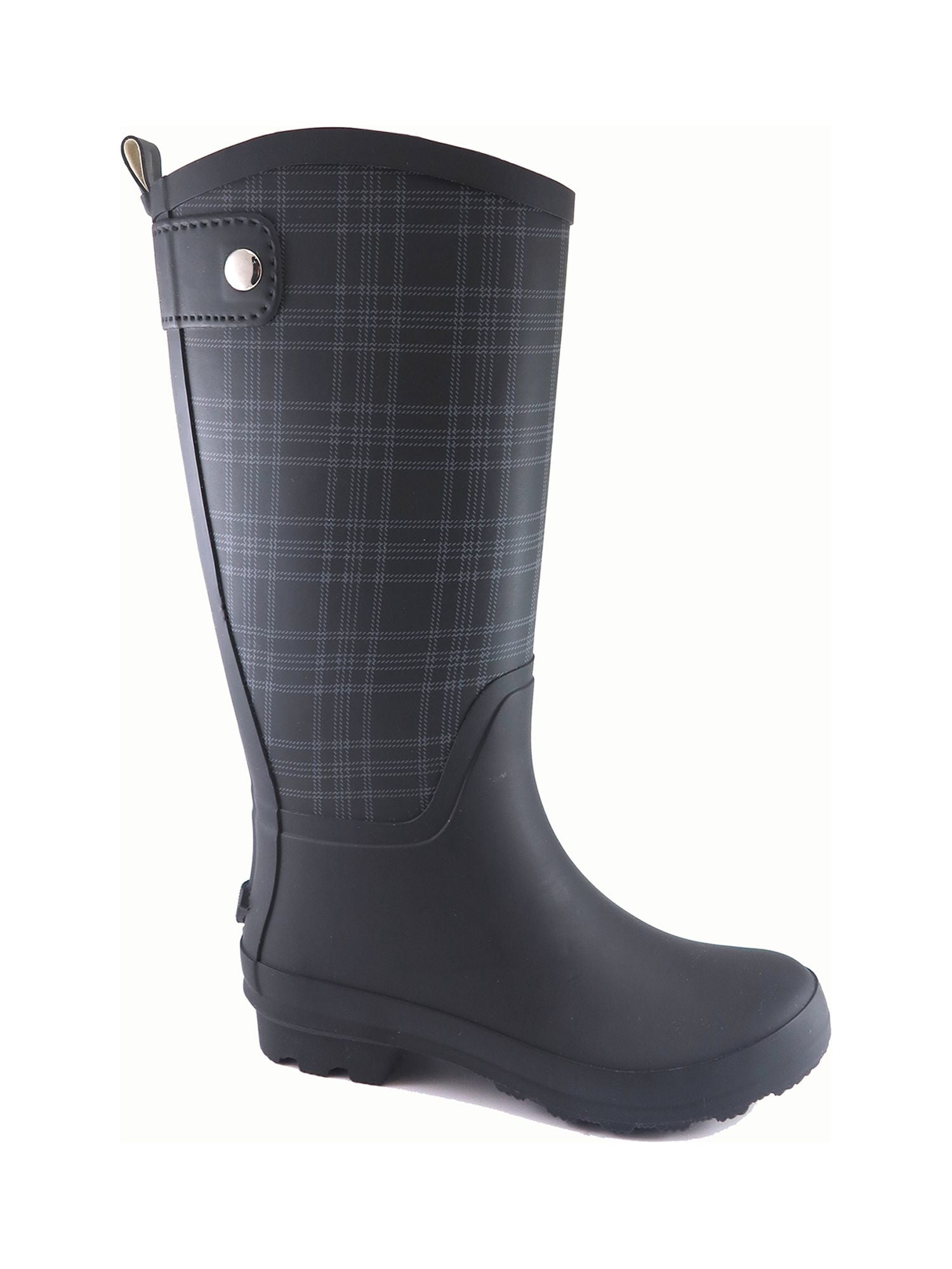 Time and True Women's Plaid Rain Boot