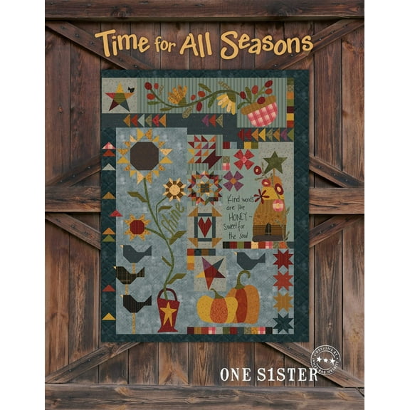 Time for All Seasons Quilt Pattern Book by Janet Nesbitt of One Sister Designs