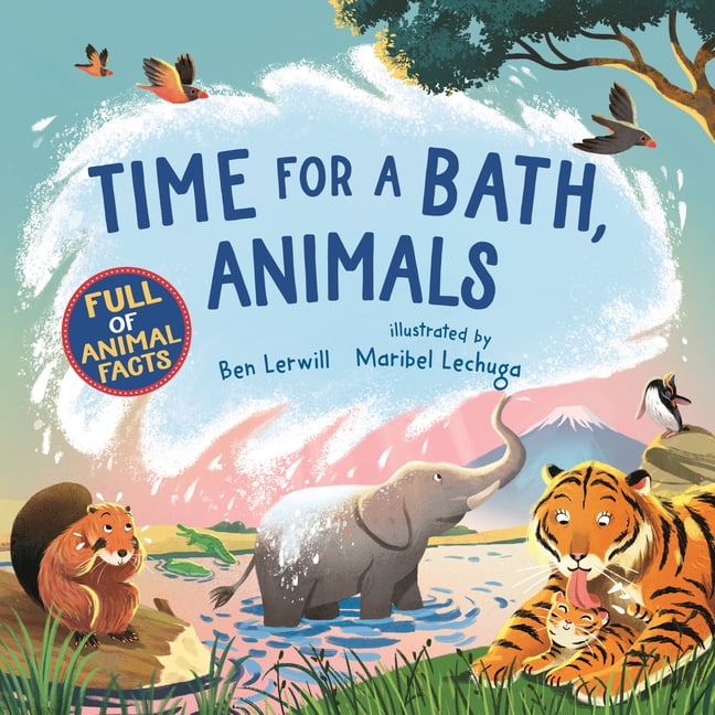 Time for Animal Facts Time for a Bath, Animals, (Hardcover)