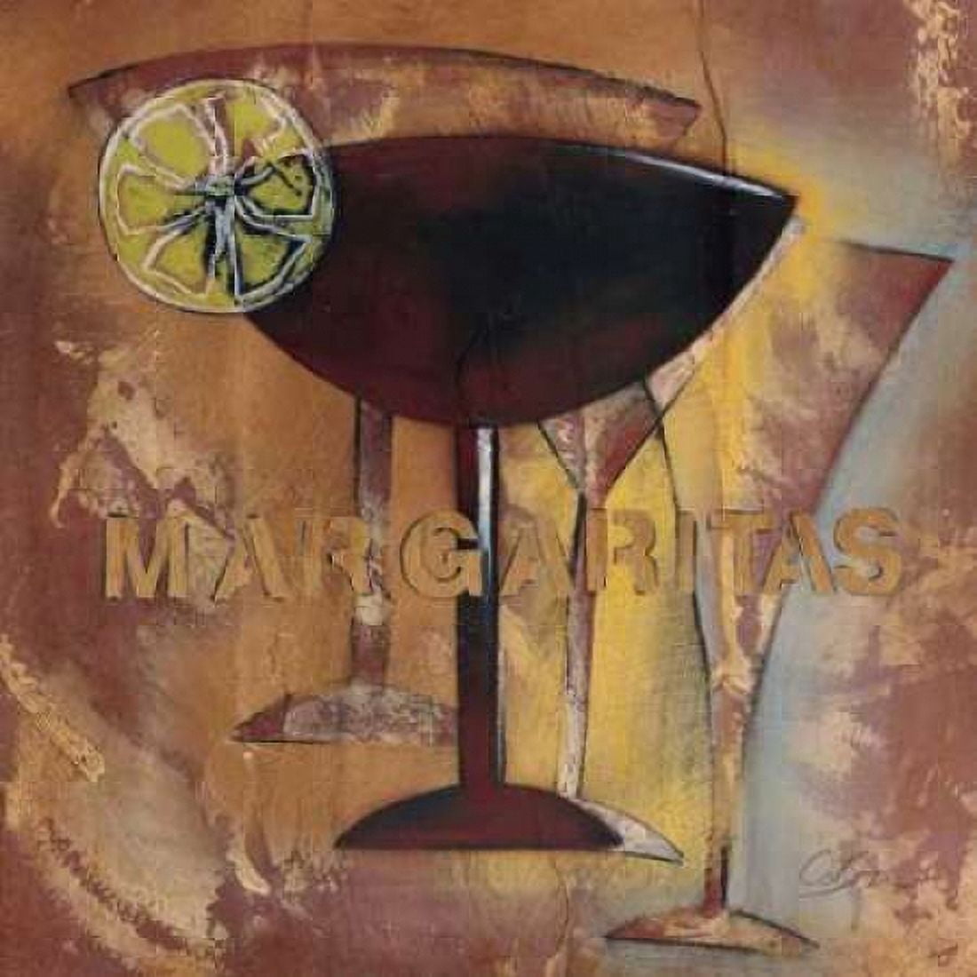Time for Cocktails III Canvas Art - Susan Osborne (24 x 24)