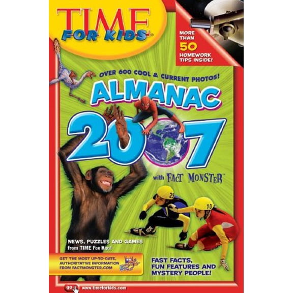 Pre-Owned Time for Kids Almanac 2007 with Fact Monster (Hardcover) 1933405082 9781933405087