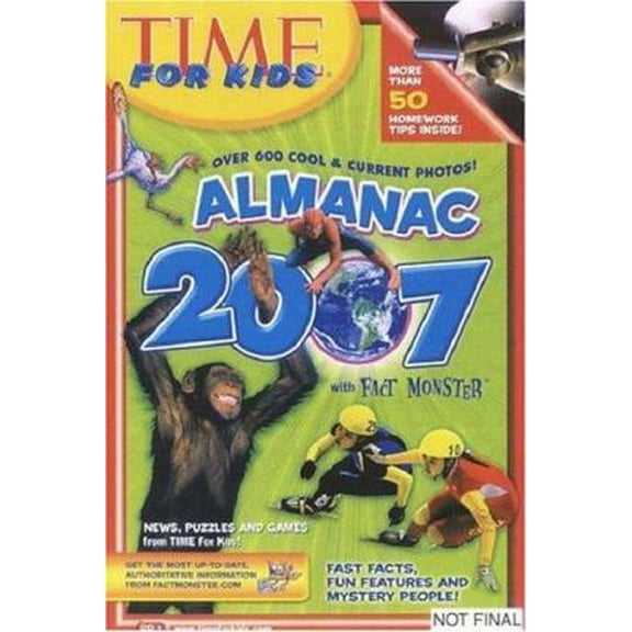 Pre-Owned Time for Kids Almanac 2007 with Fact Monster (Paperback) 1933405333 9781933405339