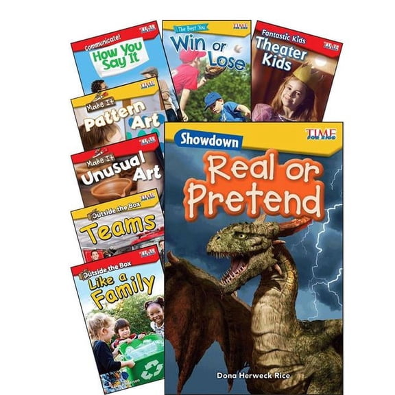 Time for Kids Informational Set A Text Book - Grade K-1 - Set of 8