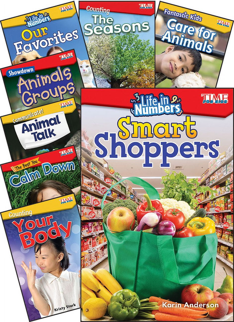 Time for Kids(r) Informational Text: Time for Kids Math/Science Grades K-1, 8-Book Set (Other)