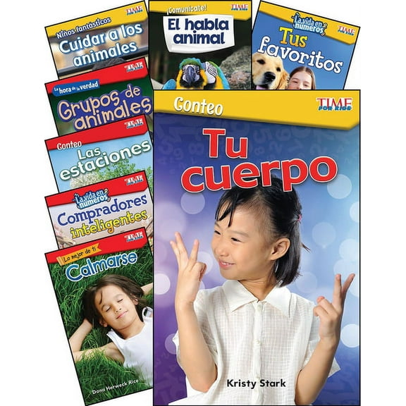 Time for Kids(r) Informational Text: Time for Kids Math/Science Spanish Grades K-1: 8-Book Set (Other)