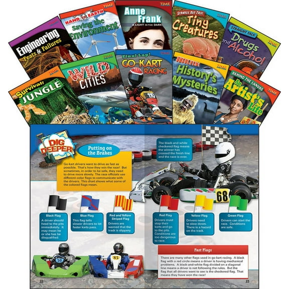 Time for Kids(r) Informational Text: Time for Kids(r) Informational Text Grade 4 Readers Set 3 10-Book Set (Other)