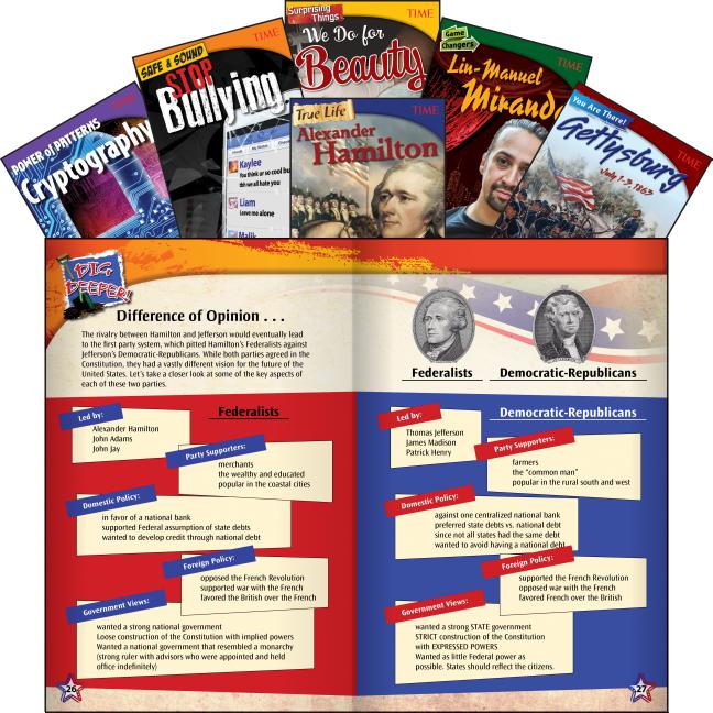 Time　Informational　Set　Nonfiction　Readers:　Grade　6-Book　for　1,　Text　Set　Time　Kids(r)　(Paperback)