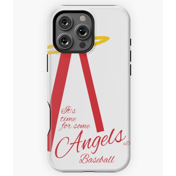 Time for Some Angels Baseball N3545 Phone Case for iPhone 17 16 15 14 13 12 11 Pro Max