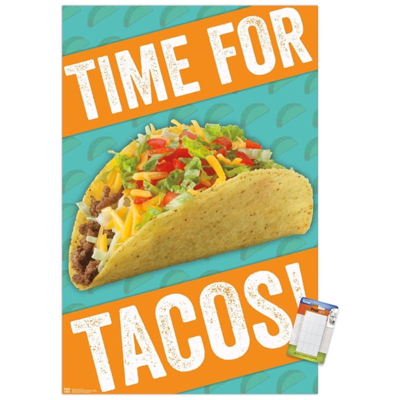 Time for Tacos! Wall Poster, 14.725" x 22.375"