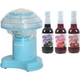 thumbnail image 1 of Time for Treats Avalanche Electric Ice Shaver Snow Cone Maker Kit with 3-Pack Syrups - Grape, Red Raspberry, Cherry, 1 of 8