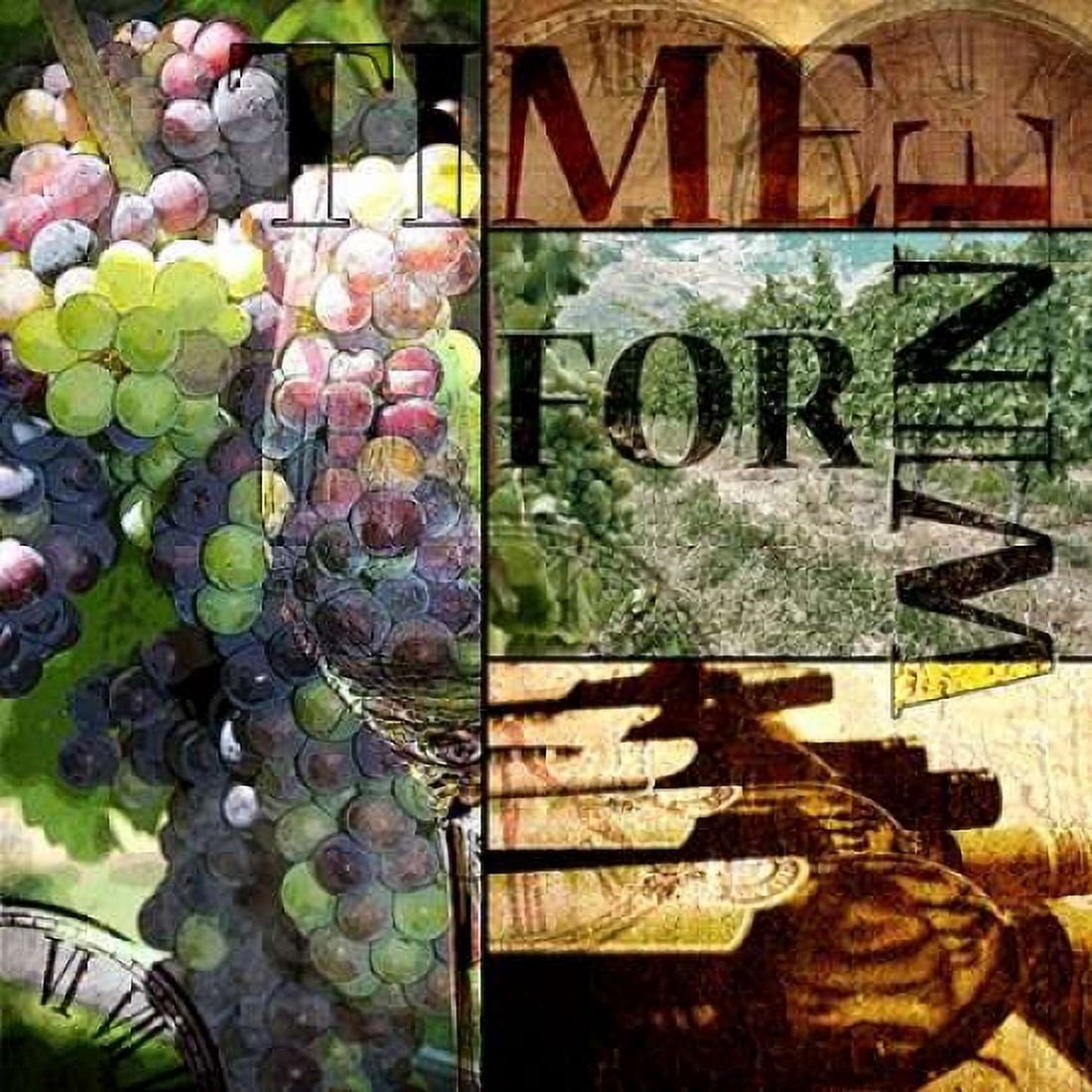 Time for Wine Canvas Art - Lisa Wolk (24 x 24)