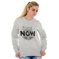 thumbnail image 1 of Time is Now Religious Faith Sweatshirt for Men or Women Brisco Brands S, 1 of 6