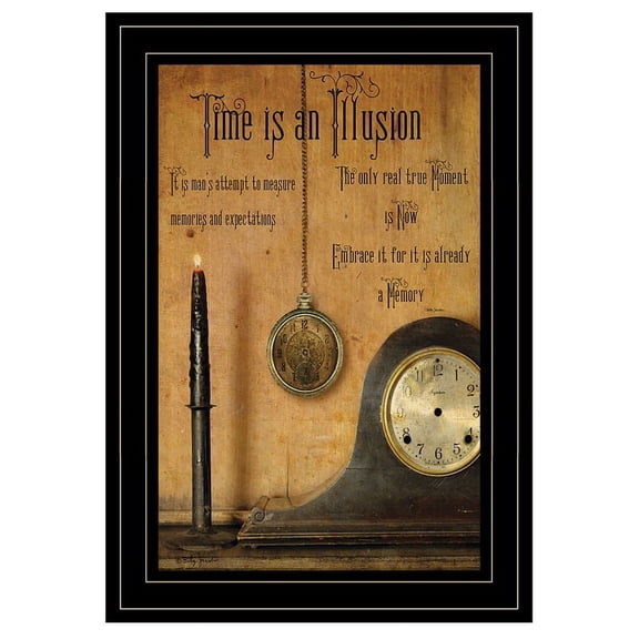 Time is an Illusion by Billy Jacobs Print Wall Art Wood Multi-Color