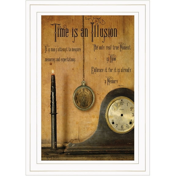 Time is an Illusion by Billy Jacobs Print Wall Art Wood Multi-Color