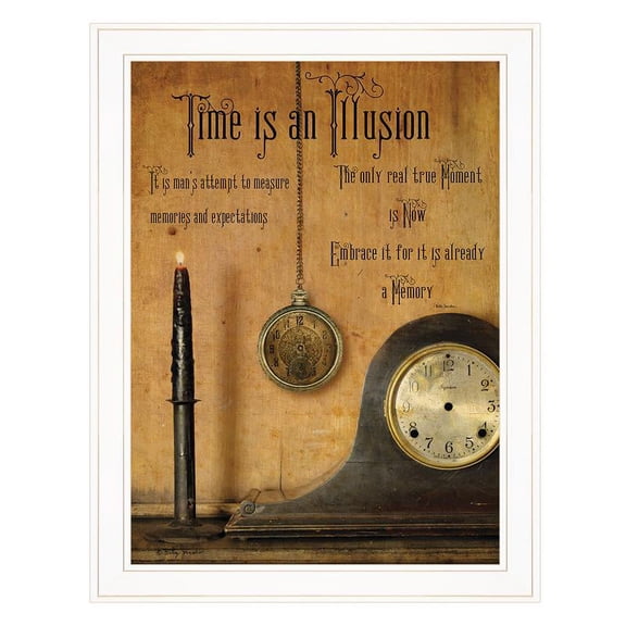 Time is an Illusion by Billy Jacobs Printed Wall Art Wood Multi-Color