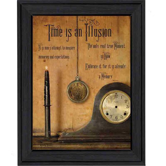 Time is the Illusion By Billy Jacobs Printed Wall Art Wood Multi-Color